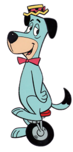 Huckleberry Hound on cycle