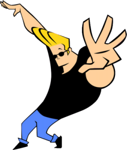 Johnny Bravo hand out