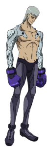 Megalo Box Yuri with boxing gloves