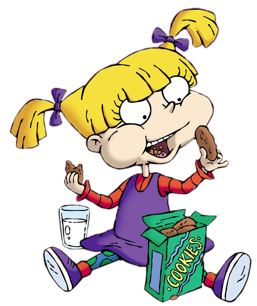 Check Out This Transparent Rugrats Angelica Pickles Eating Cookies Png Image