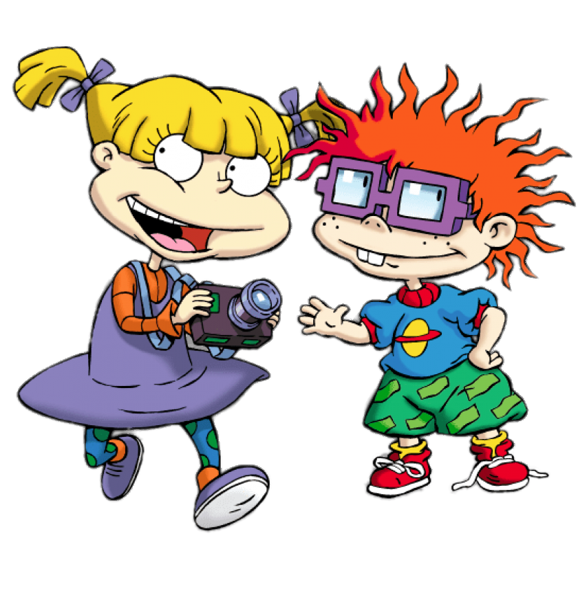 Check out this transparent Rugrats Angelica and Chuckie PNG image