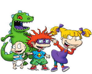 Rugrats with dinosaur