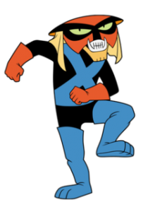 Space Ghost character Brak marching