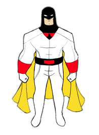 Space Ghost standing tall