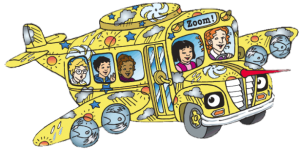 The Magic School Bus with wings