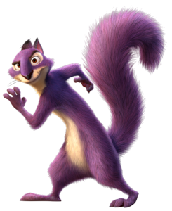 The Nut Job Surly the purple squirrel