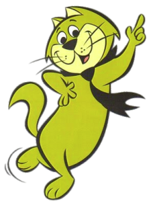 Top Cat character Spook dancing