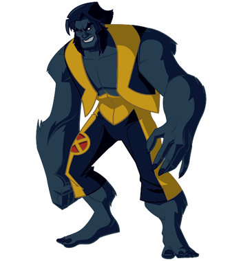 beast x men animated