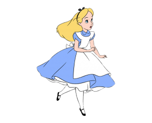 Alice running