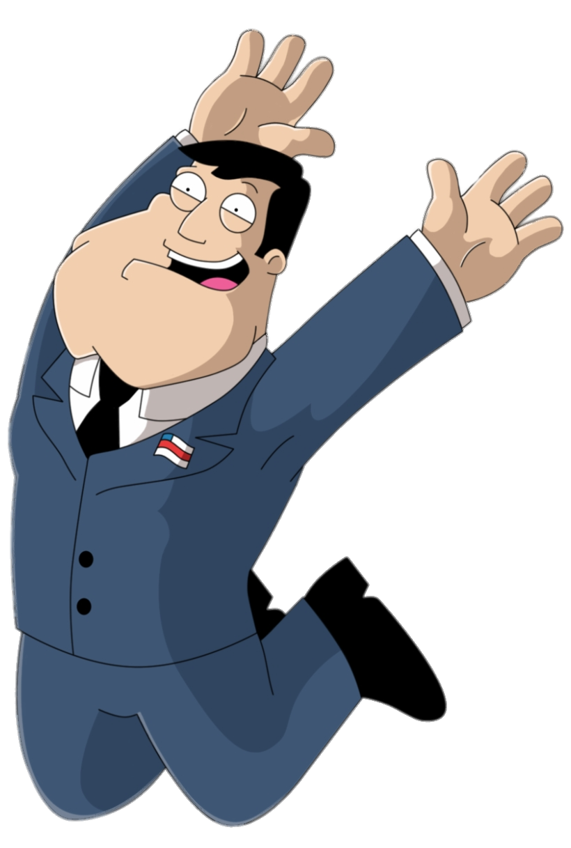 fool Fellow Day Check out this transparent American Dad Stan Smith happy jump PNG image