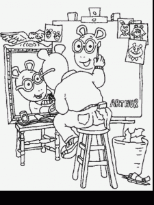 Arthur painting portrait