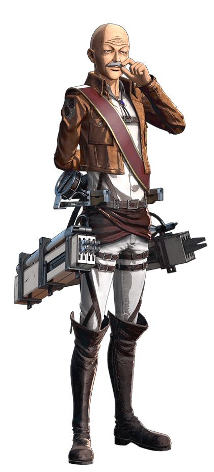 Check out this transparent Attack on Titan character Dot Pixis PNG image