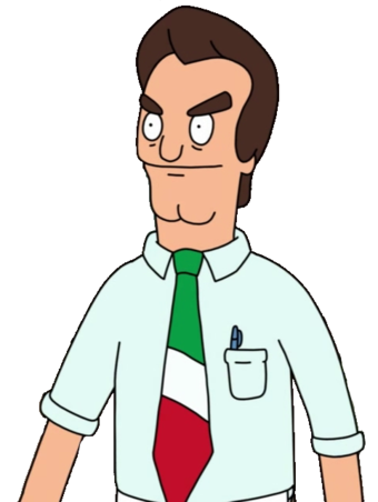 Bobs Burgers character Jimmy Pesto Sr