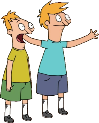 Bobs Burgers characters Andy and Ollie Pesto