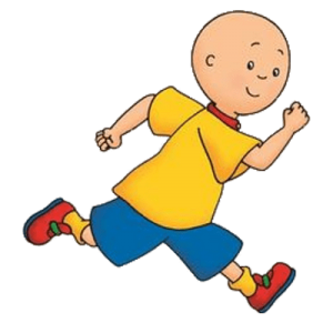 Caillou running