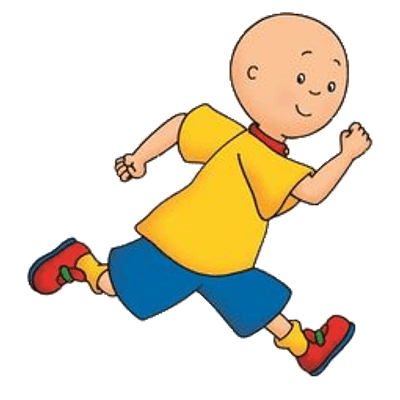 Caillou running