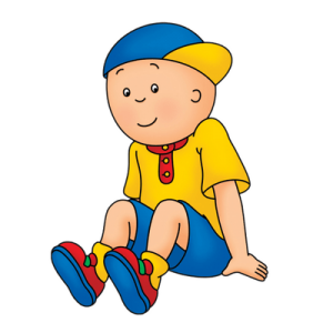 Caillou sitting
