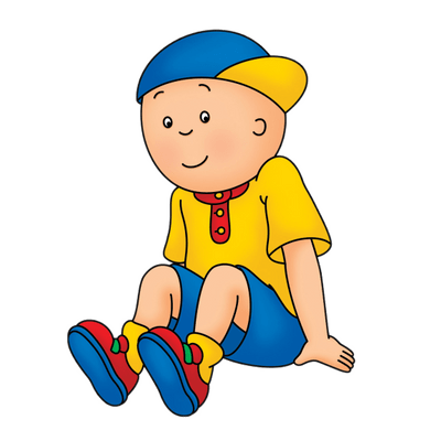 Caillou sitting