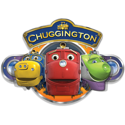 Chuggington Logo with trains