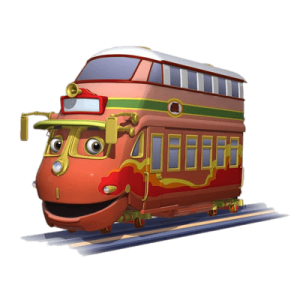 Chuggington character Decka the Double Decker Tram