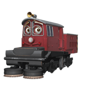 Chuggington character Irving the Rubbish and Recycling Engine