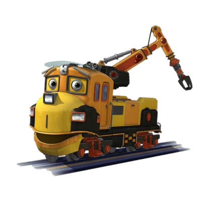 Chuggington character Skylar the Large Crane Locomotive