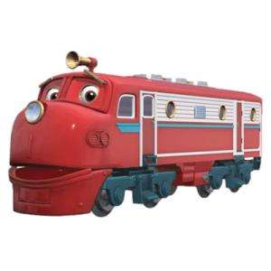 Chuggington character Wilson the red engine