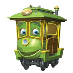 Chuggington character Zephie the Trolley Car