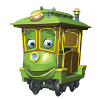 Chuggington character Zephie the Trolley Car