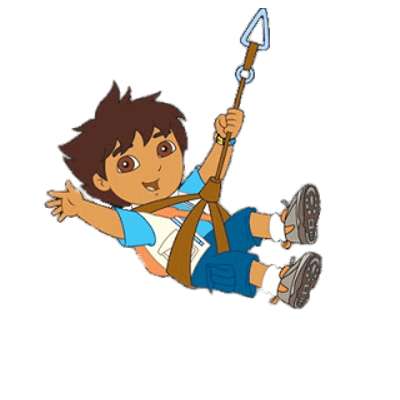 Diego on a rescue mission