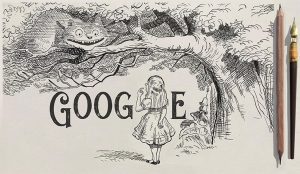 Doodle Sir John Tenniel Alice in Wonderland