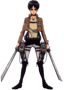 Eren Yeager with two swords
