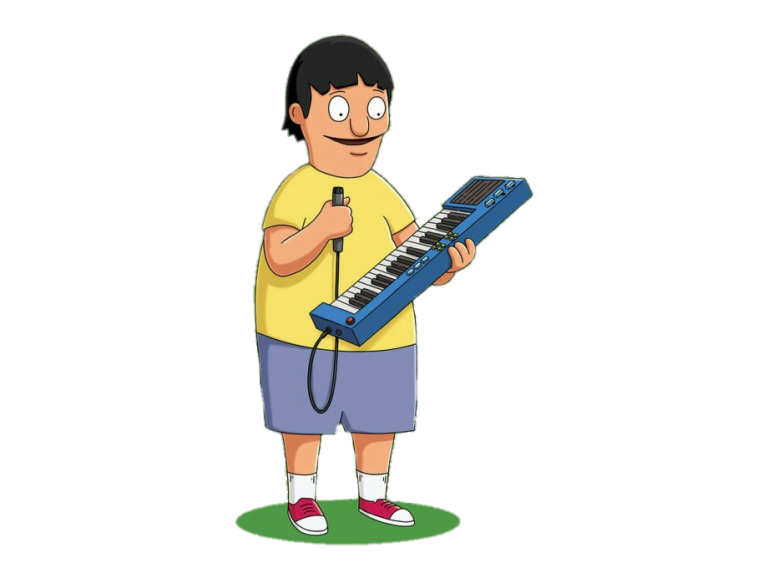 Check out this transparent Gene Belcher keyboard PNG image