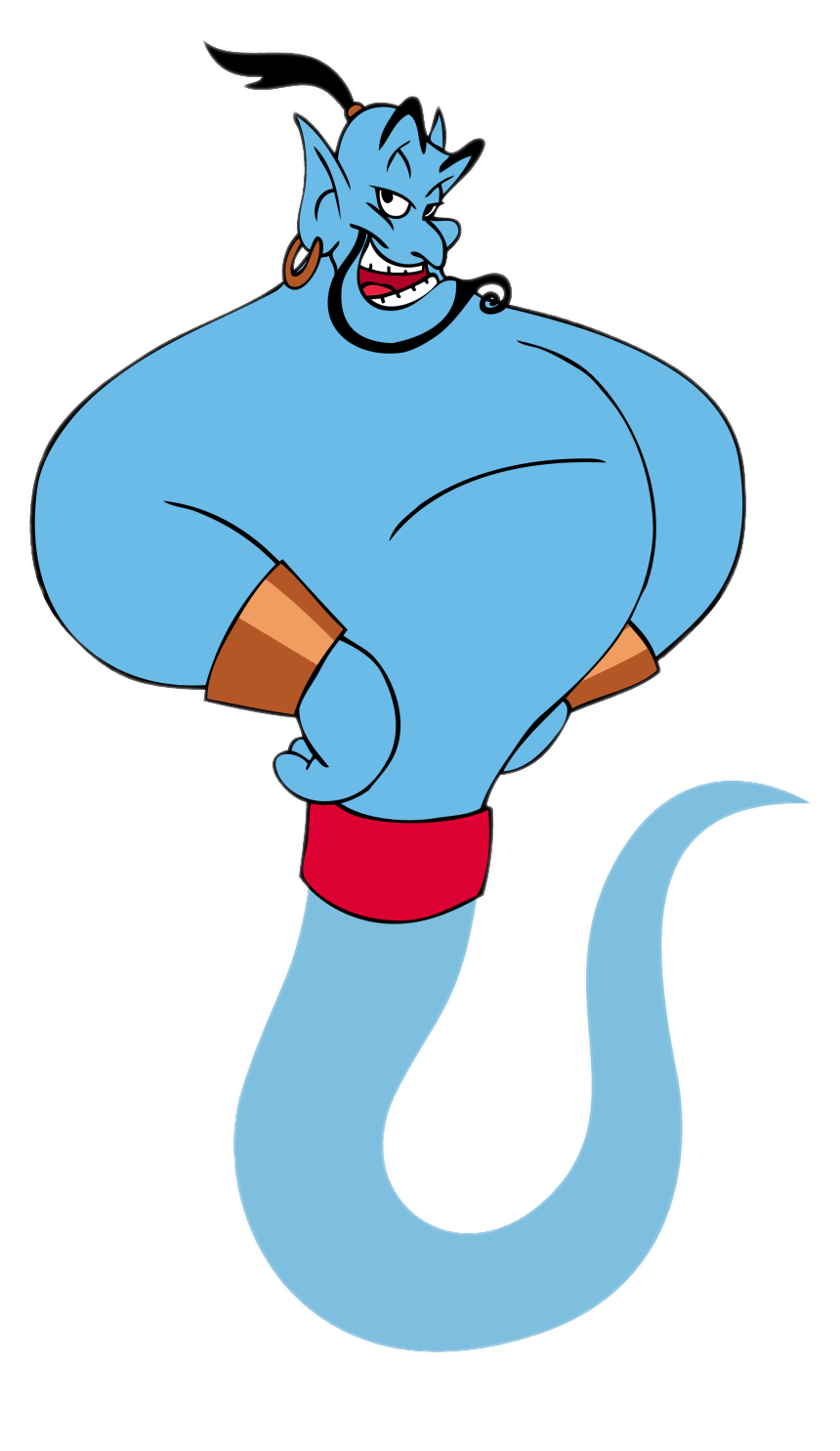Check out this transparent Genie smiling PNG image