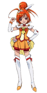 Glitter Force character Cure Sunny