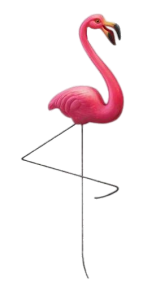 Gnomeo and Juliet character Featherstone the flamingo