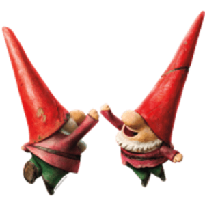 Goons Gnomes high five