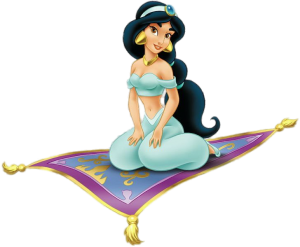 Jasmine on the magic carpet