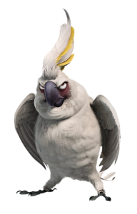 Nigel the cockatoo evil look