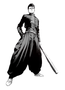 One Punch Man character Metal Bat standing