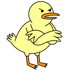Regular Show Angry Baby Duck
