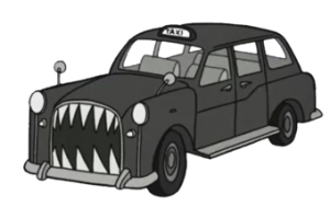 Regular Show British Taxi