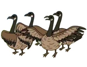Regular Show Geese