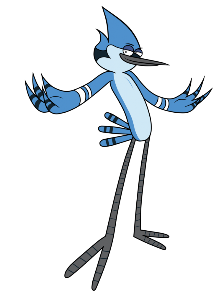 Check out this transparent Regular Show Mordecai the Blue Jay PNG image