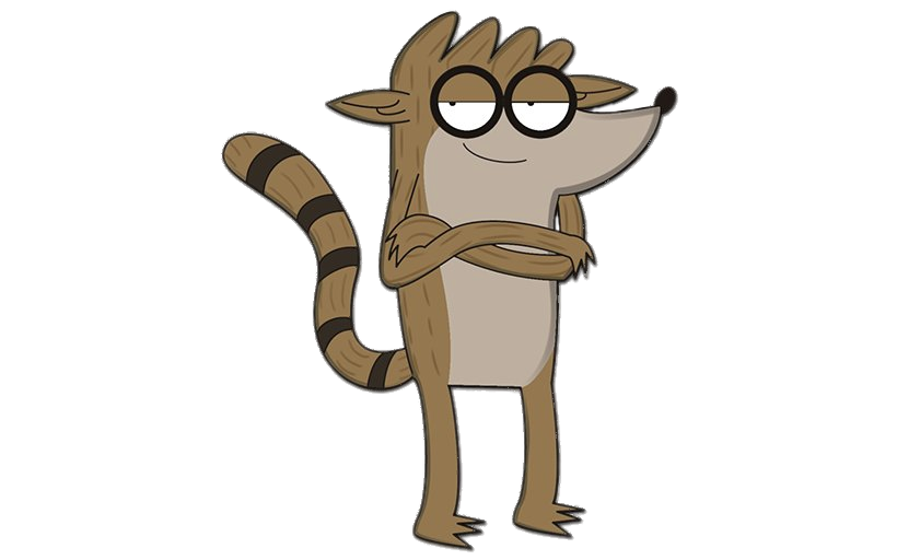Regular Show Rigby arms crossed