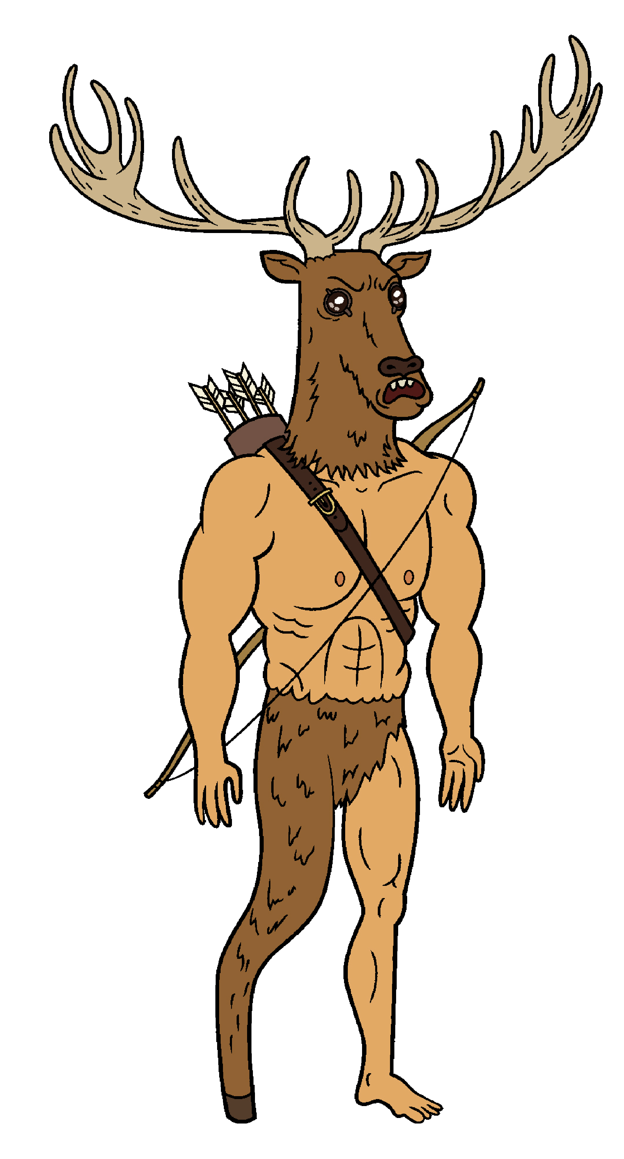 Check out this transparent Regular Show Stag Man PNG image