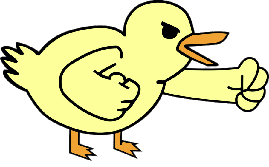 Regular Show aggressive Baby Duck