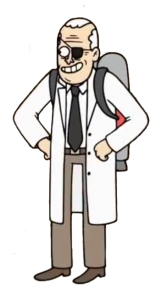 Regular Show character Dr Reuben Langer