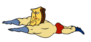 Ren Stimpy character Powdered Toast Man