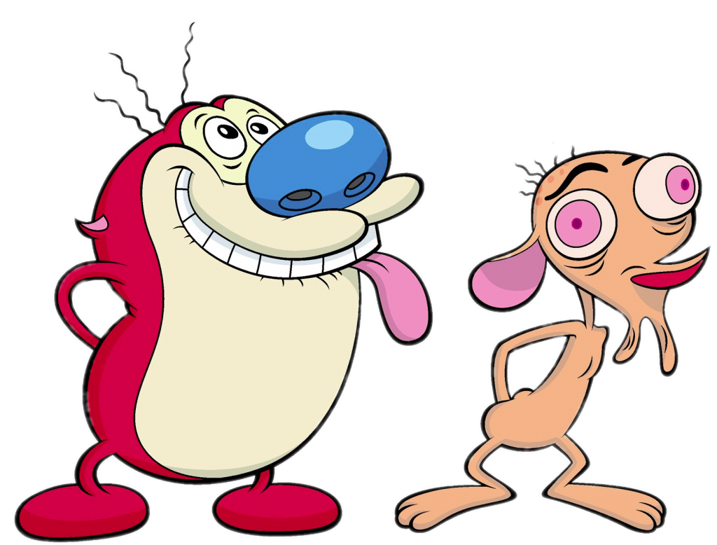 Ren and Stimpy funny faces